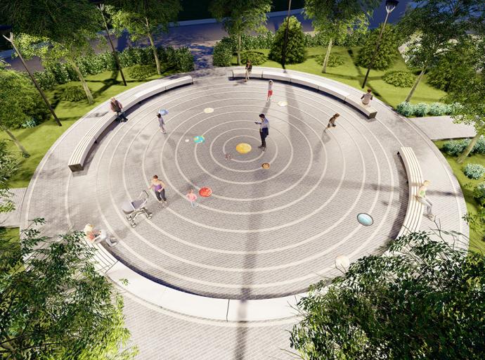 «Сквер солнечных орбит» и чистота города